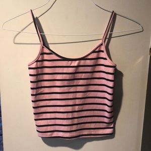 Soft tank/crop. Depending on your torso.